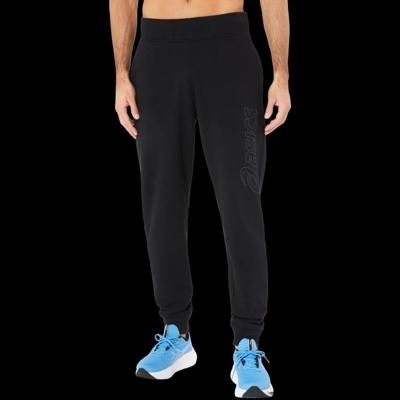Asics Logo Jogging broek Heren Performance Black/Graphite Grey M