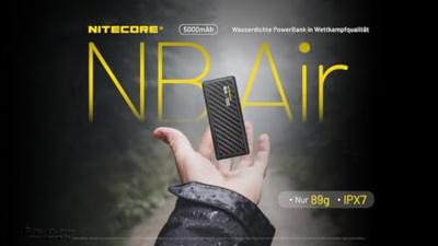 NiteCore Powerbank 5000 mAh QC 3.0, USB PD Li-ion USB-C Zwart Statusweergave NiteCore Powerbank 5000 mAh QC 3.0, USB PD Li-ion USB-C Zwart Statusweergave
