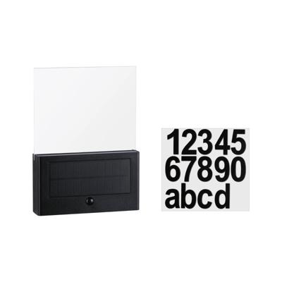 Paulmann 94577 Neda Huisnummerlamp op zonne-energie Energielabel: A (A - G) 1 W Warmwit Antraciet