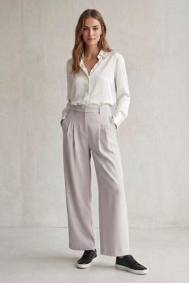 Msch Copenhagen Mschmacy Michelle Hw Wide Pants Regular 19447 Broek Peyote