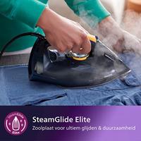 Philips 7000 Series DST7060/20 - Stoomstrijkijzer - Blauw/Geel - thumbnail