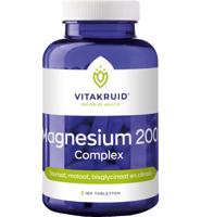 Vitakruid Magnesium 200 Complex Tauraat Malaat Bisglycinaat 180 - thumbnail
