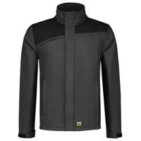 Tricorp softshell jas - Naden - bicolor - donkergrijs/zwart - L - 402021 - thumbnail
