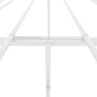 Bedframe metaal wit 140x200 cm - thumbnail