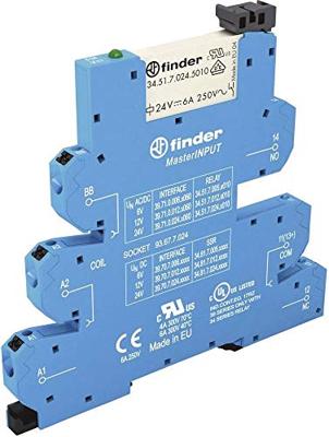 Finder 39.71.8.230.5060 Koppelrelais 230 V/AC 6 A 1x wisselcontact 1 stuk(s) Finder 39.71.8.230.5060 Koppelrelais 230 V/AC 6 A 1x wisselcontact 1 stuk(s)