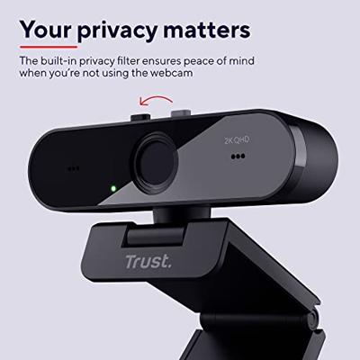 Trust Trust Taxon - Webcam - Farbe - 2560 x 1440 - Audio Webcam