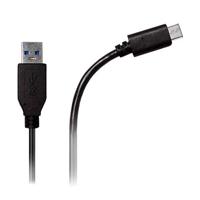 Azuri USB-C 3.1 naar USB (type-A) kabel 1,0 m datakabel zwart (AZCABUSBC-BLK) - thumbnail