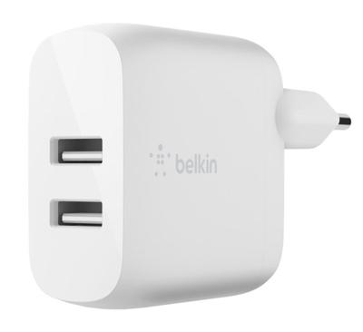 Belkin BOOSTCHARGE 2-poorts USB-A wandlader + Lightning/USB-A kabel oplader