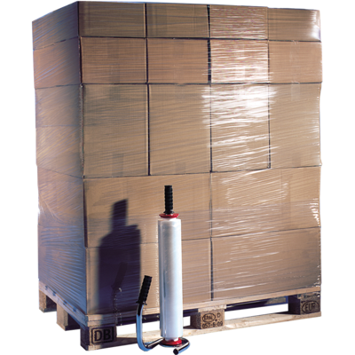 Folie | handrol stretchfilm | LLDPE | 50cm | 270m | 23my | transparant | 6 stuks