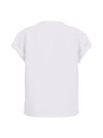 Guess Script Lace Logo T-Shirt Dames Wit - Maat S - Kleur: Wit | Soccerfanshop - thumbnail