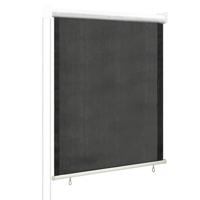 VidaXL Rolgordijn voor buiten 65(b)x140(h) cm antracietkleurig - thumbnail