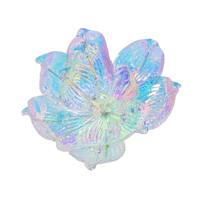 Bloem op clip Magnolia iriserend dia13cm - thumbnail