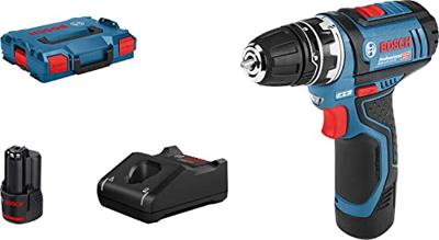 Bosch Blauw GSR 12V-15 FlexiClick Accuschroefboormachine + GFA 12-B - 06019F6001 - thumbnail