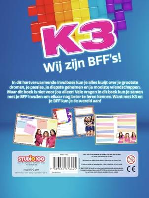 Studio 100 K3 bff invulboek