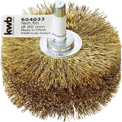 kwb Houten structuurborstel, gegolfde HSS-staaldraad, vermessingd voor gebruik met boormachines en accuschroefmachines 604033 1 stuk(s) kwb Houten structuurborstel, gegolfde HSS-staaldraad, vermessingd voor gebruik met boormachines en accuschroefmachines 604033 1 stuk(s)