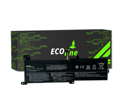 EcoLine - 5B10M86148 Batterij Geschikt voor Lenovo IdeaPad 320-14IKB 320-15ABR 320-15AST 320-15IAP 320-15IKB 320-15ISK 330-15IKB 520-15IKB / 7.4V 3500mAh