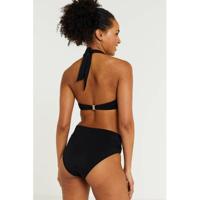 BEACHWAVE halter push-up bikinitop zwart - thumbnail