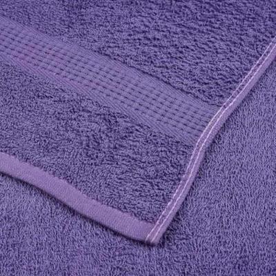 VidaXL Saunahanddoeken 10 st 80x200 cm 360 g/m² 100% katoen paars