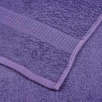 VidaXL Saunahanddoeken 10 st 80x200 cm 360 g/m² 100% katoen paars - thumbnail