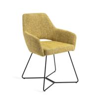 Jesper Home Yanai eetkamerstoel Lemon Limes beehive black - thumbnail