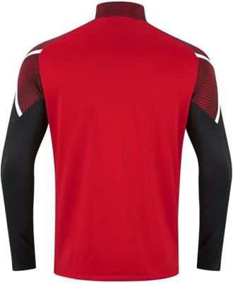 JAKO 8622 Ziptop Performance - Rood/Zwart - S JAKO 8622 Ziptop Performance - Rood/Zwart - S