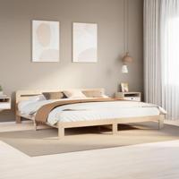 Bedframe zonder matras massief grenenhout 180x200 cm - thumbnail