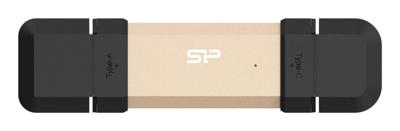 Silicon Power DS72 USB flash drive 250 GB USB Type-A / USB Type-C 3.2 Gen 2 (3.1 Gen 2) Goud