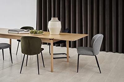 Bendt Eetkamerstoel 'Joya' Rib, kleur Olive Green - thumbnail