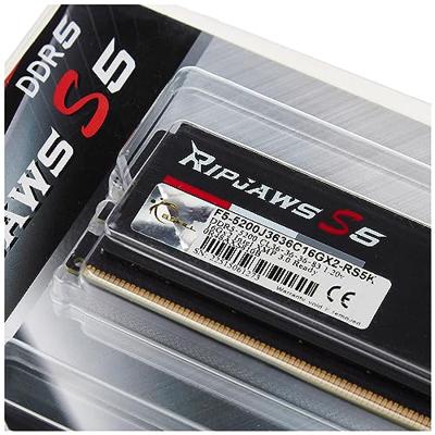 G.Skill DDR5 Ripjaws S5 2x16GB 5200MHz CL36 black F5-5200J3636C16GX2-RS5K