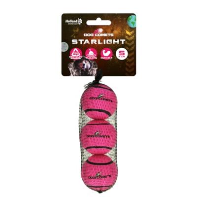 Dog comets Starlight Tennisbal S Roze 3st Dog comets Starlight Tennisbal S Roze 3st