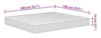 Schuimmatras middelzacht 180x200 cm - thumbnail