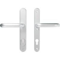 AXA veiligheidsbeslag smal kruk/kruk - SKG*** met kerntrekbeveiliging - Oval Plus kruk U - PC92 - alu. F1 - thumbnail