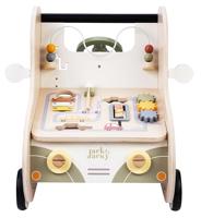 Houten Loopwagen Auto Jack & Jacky - thumbnail