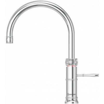 Quooker Classic Fusion Round Keukenkraan - Kokend - Warm & Koud Water - Kindveilige Dubbeldruk - Chroom