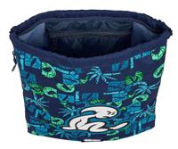 Rugtas met Koordjes El Niño Glassy Marineblauw 35 x 40 x 1 cm - thumbnail