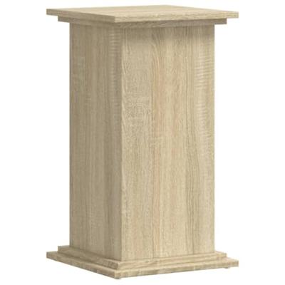 Plantenstandaard 33x33x60 cm bewerkt hout sonoma eikenkleurig - thumbnail