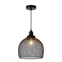 Lucide MESH - Hanglamp - Ø 28 cm - 1xE27 - Zwart - thumbnail