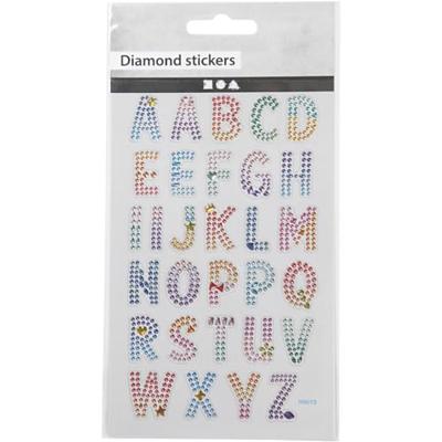 Creativ Company Diamant stickers alfabet, 1 vel