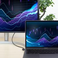 ACT usb 3.2 gen1 aansluitkabel c male - c male (haaks) 1m - thumbnail