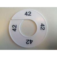 Maatring wit/zwart 42 - thumbnail