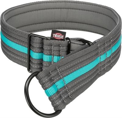 Trainingshalsbanden voor honden Trixie Fusion Grafiet Azul Océano L/XL 48-58 cm