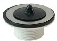 Wiesbaden Riko losse kunststof plug+kett. 5/4&apos;&apos;x60 mm wit - thumbnail