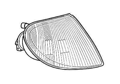 Zijknipperlicht voor buitenspiegel links 0903905