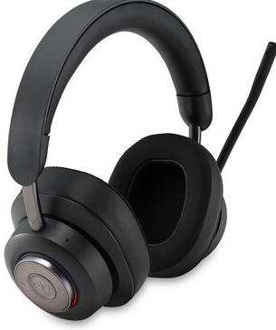 Kensington Over Ear headset Draadloos, Bluetooth Zwart Noise Cancelling Headset Gamen Kensington Over Ear headset Draadloos, Bluetooth Zwart Noise Cancelling Headset Gamen