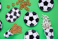 Voetbal gebaksborden (6st) - thumbnail