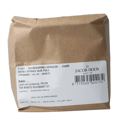 Jacob Hooy Moerasspirea gemalen 250 Gram Jacob Hooy Moerasspirea gemalen 250 Gram
