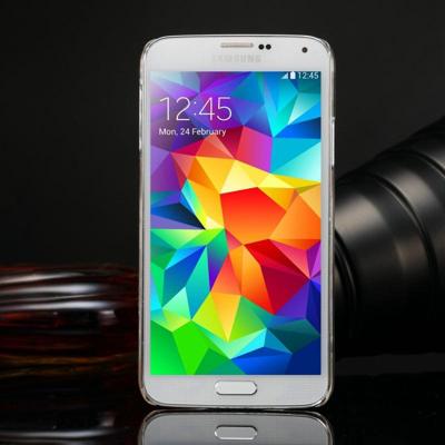 Fevelove voor Galaxy S5 / G900 diamant ingelegde zonnebloem parel Bell patroon PC beschermende Case achtercover