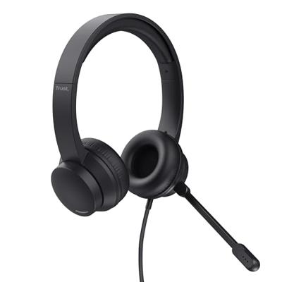 Trust HS-201 Over Ear headset Kabel Stereo Zwart Computer