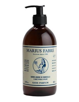 Marius Fabre Nature Marseille zeep zonder parfum met pomp 500 Milliliter Marius Fabre Nature Marseille zeep zonder parfum met pomp 500 Milliliter