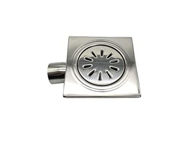 Doucheput Creavit RVS 150x150 mm Zijuitlaat Creavit - thumbnail